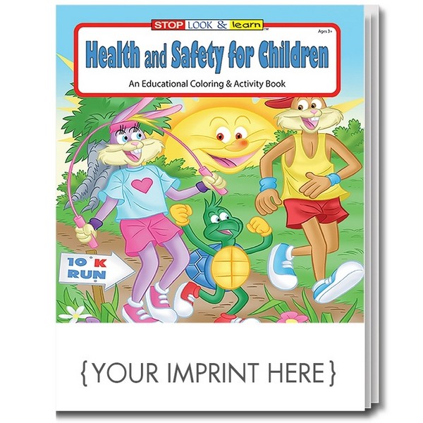 SC0449 Health and Safety for Children Coloring and Activity BOOK With 
